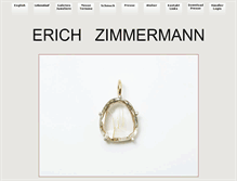 Tablet Screenshot of erich-zimmermann.com